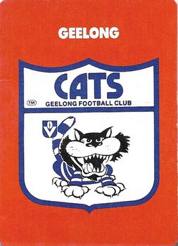 1989 Scanlens VFL #95 Geelong Emblem Front